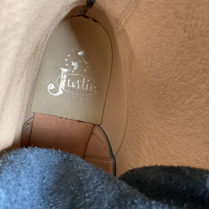 Justin Women’s Kiltie Packer Boots 8 B USA Made Lace Up