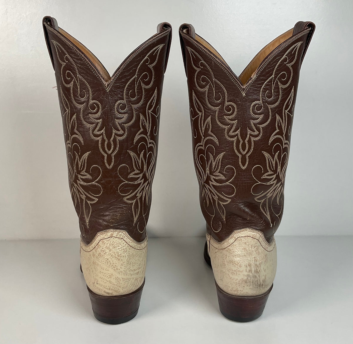Vintage Justin Exotic Antelope Cowboy Boots | USA Made | Men’s 8 D
