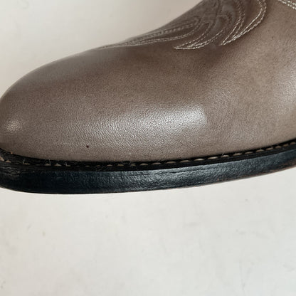 1970s Nocona Grey Cowboy Boots Men’s 8.5 B | Women 9.5