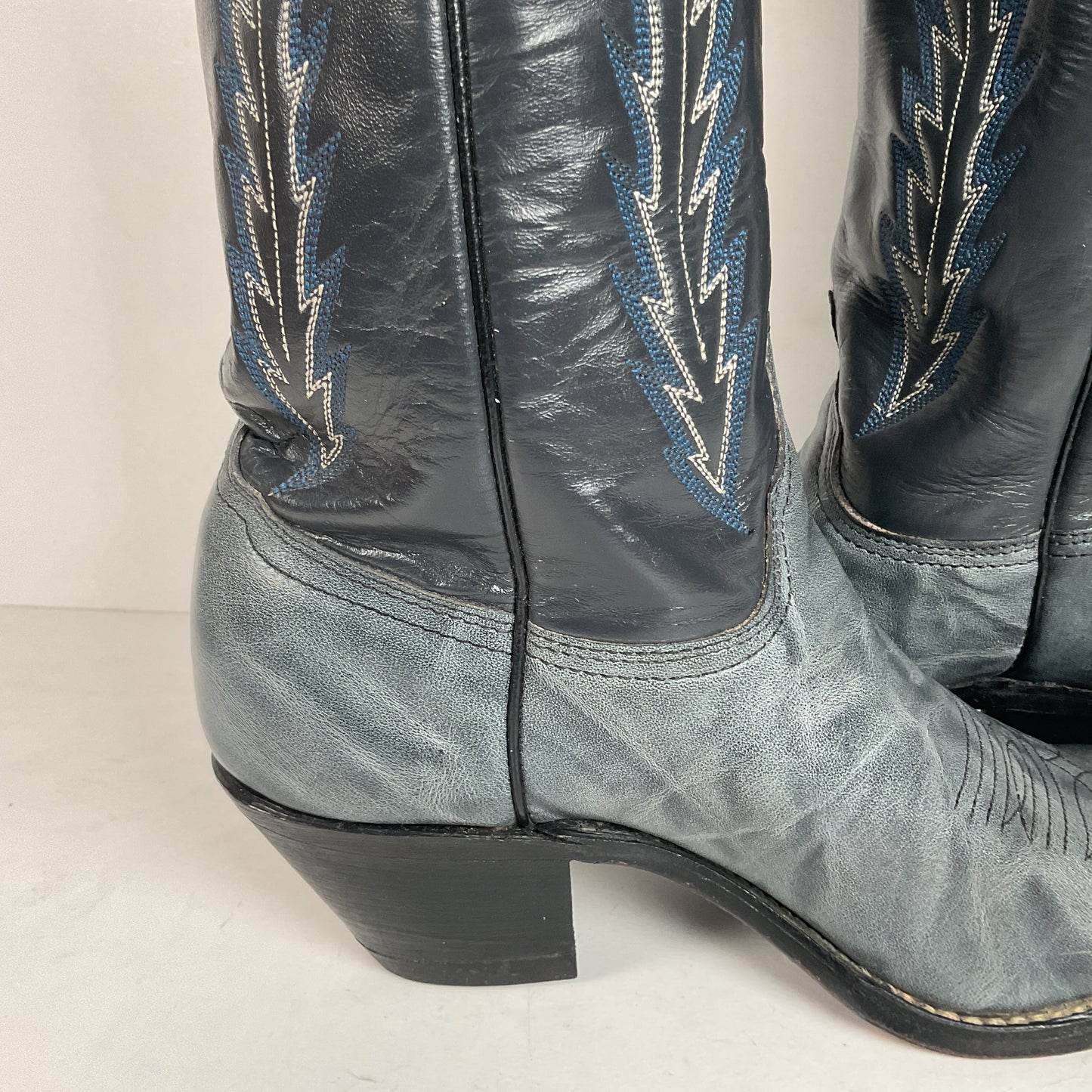 Vintage Abilene Cowgirl Boots | USA Made | Marbled Leather | Women’s 8 M
