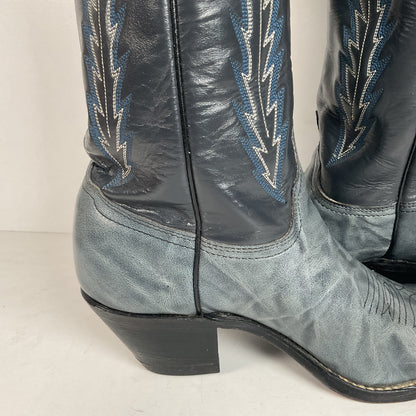 Vintage Abilene Cowgirl Boots | USA Made | Marbled Leather | Women’s 8 M