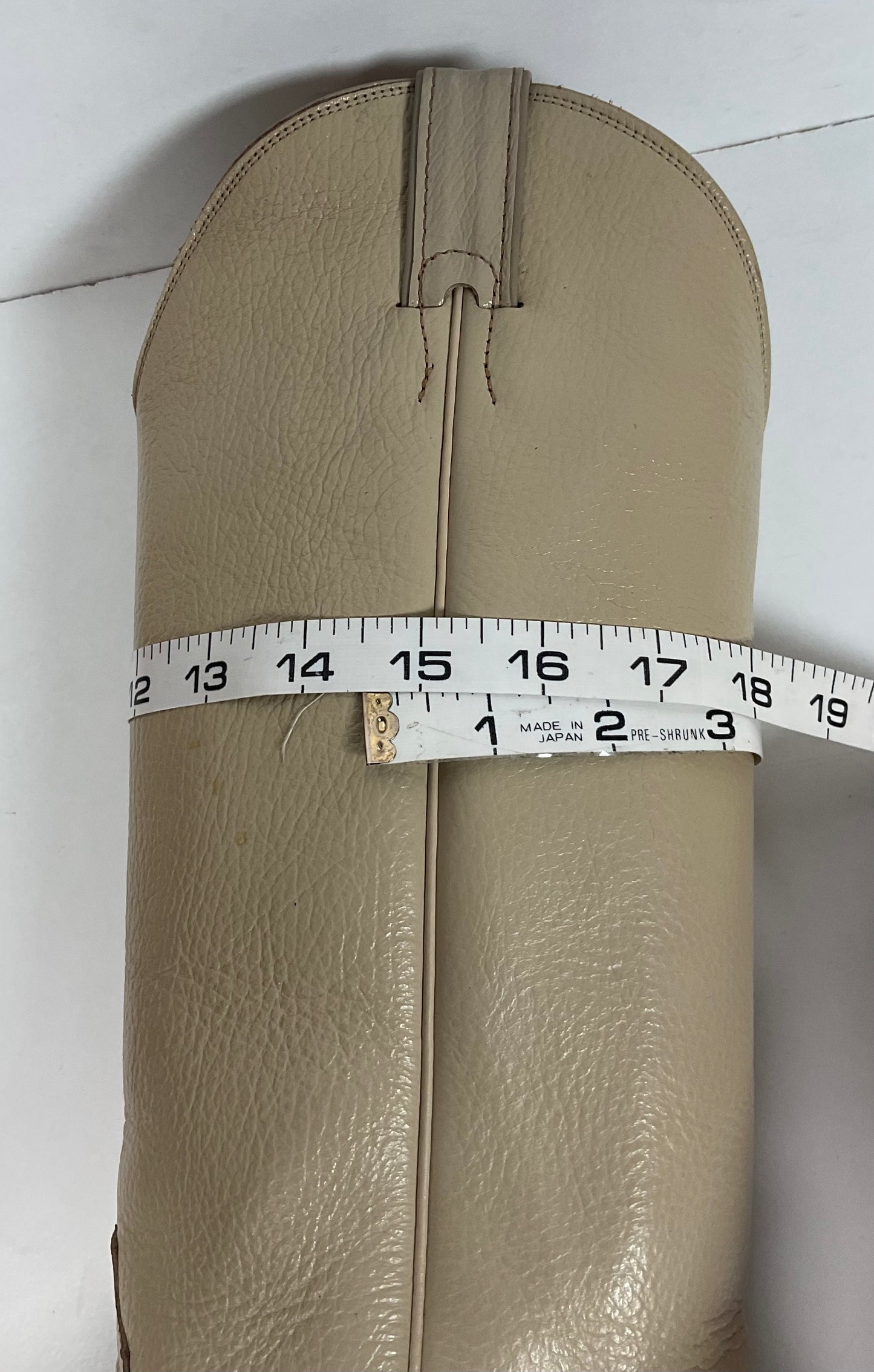 Justin Women’s Tall Bone Leather Cowgirl Boots 8 B USA Made