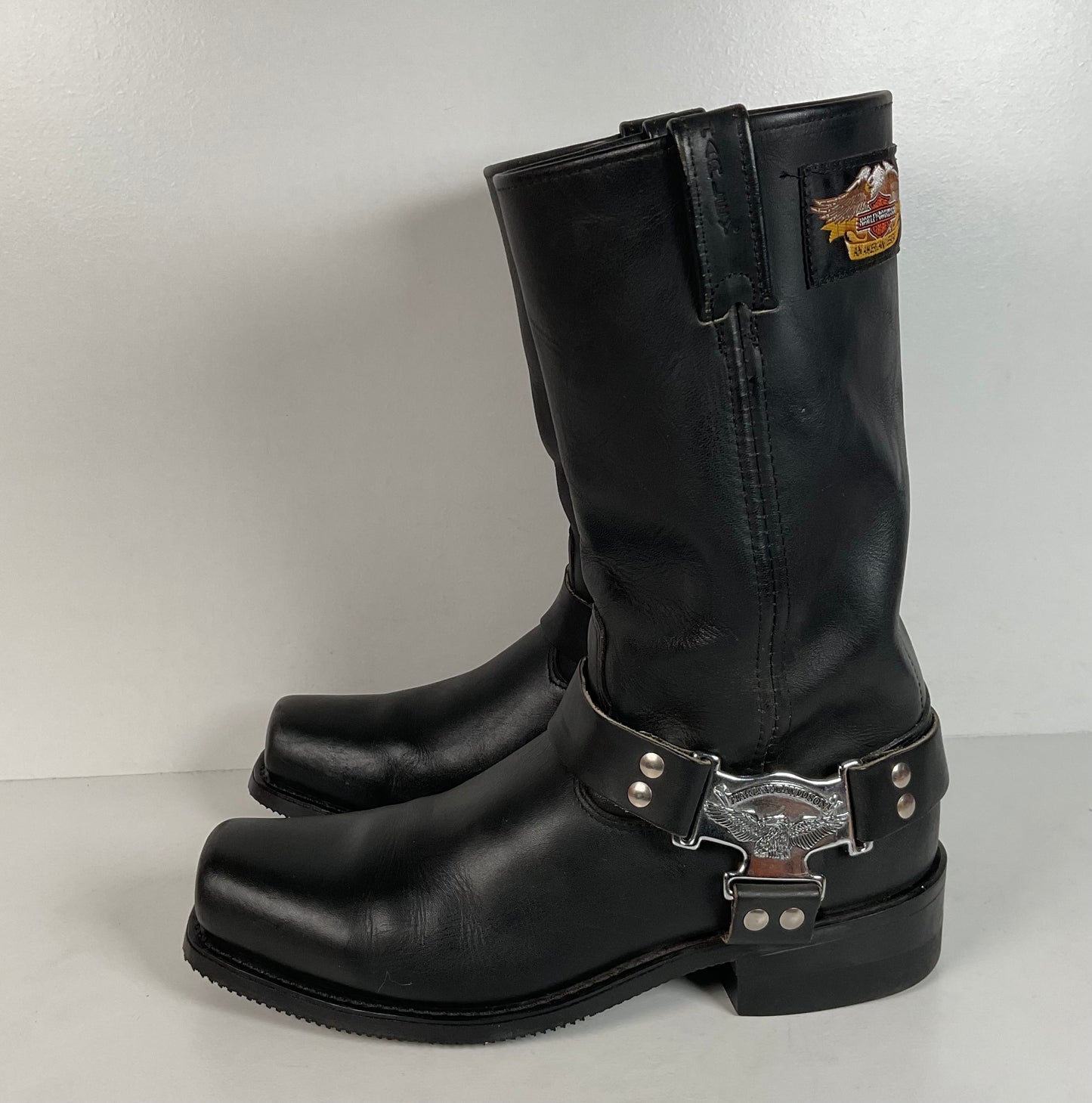 Vintage Harley Davidson Harness Boots | USA Made | Soft Toe | Men’s 11.5 M