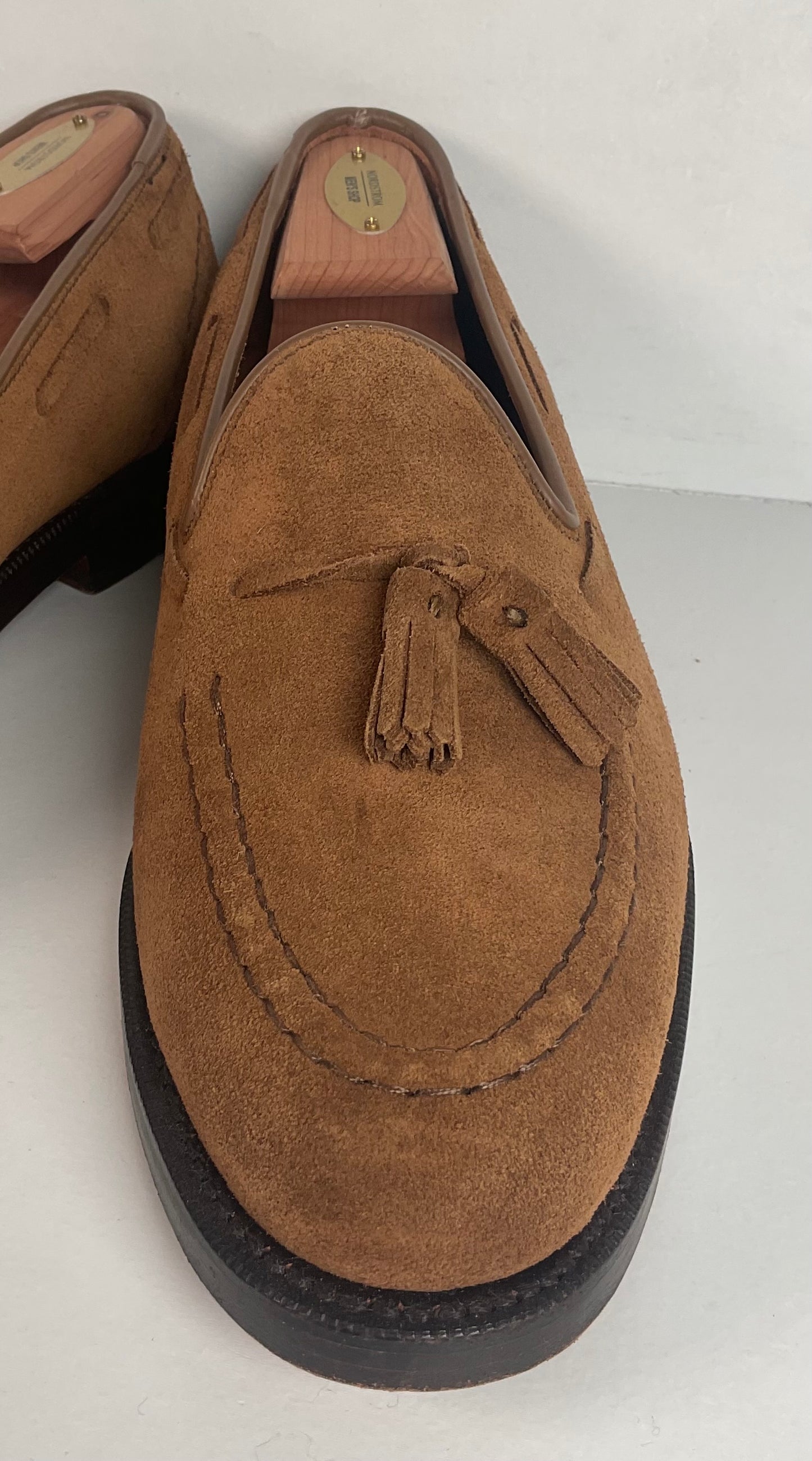 Polo Ralph Lauren Suede Tassel Loafers Men’s 9 D Goodyear Welted