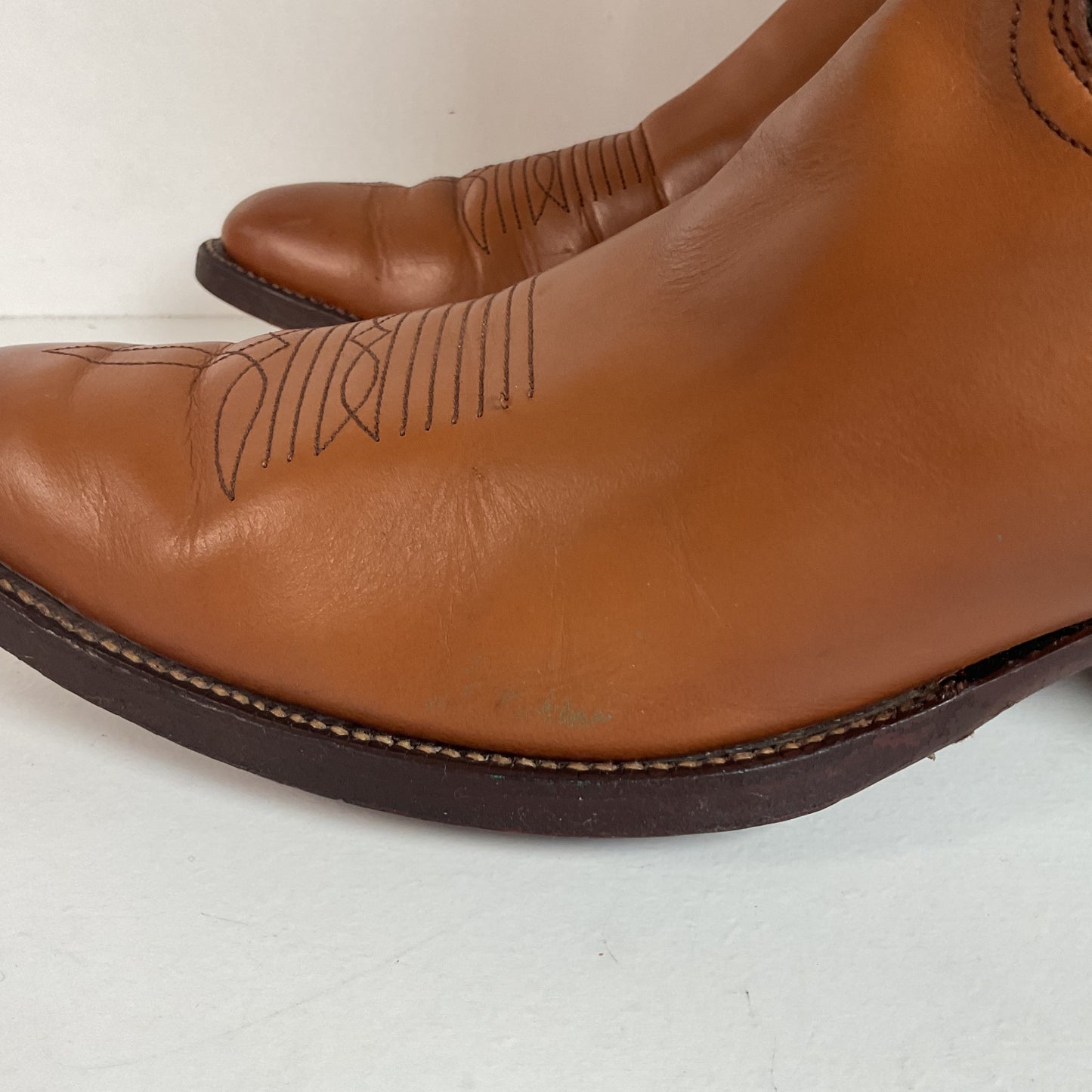 Vintage Justin Cowboy Boots | Calfskin | USA Made | Extra Narrow | Men’s 13 A