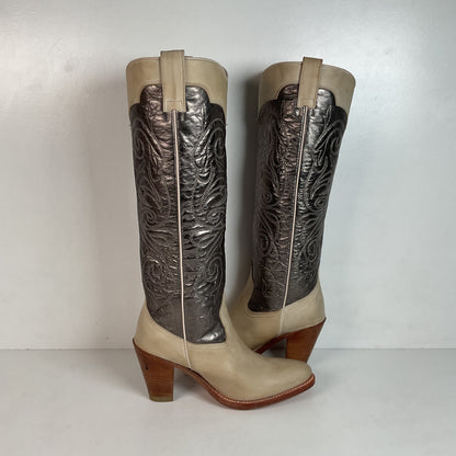 Frye Women’s Mustang Riding Boots 8 M Made In Spain