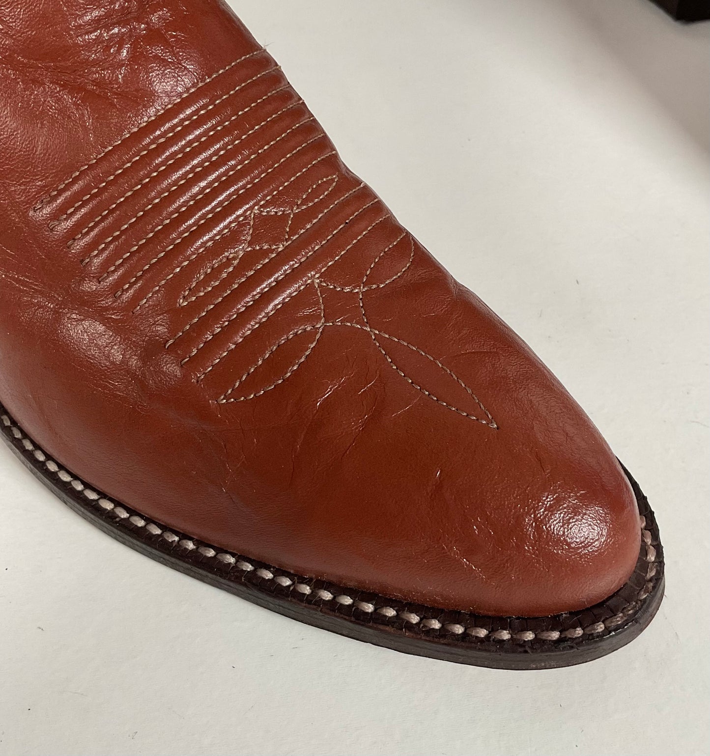 Vintage Tony Lama Cowgirl Boots | Brown | Men’s 5 B | Women’s 6