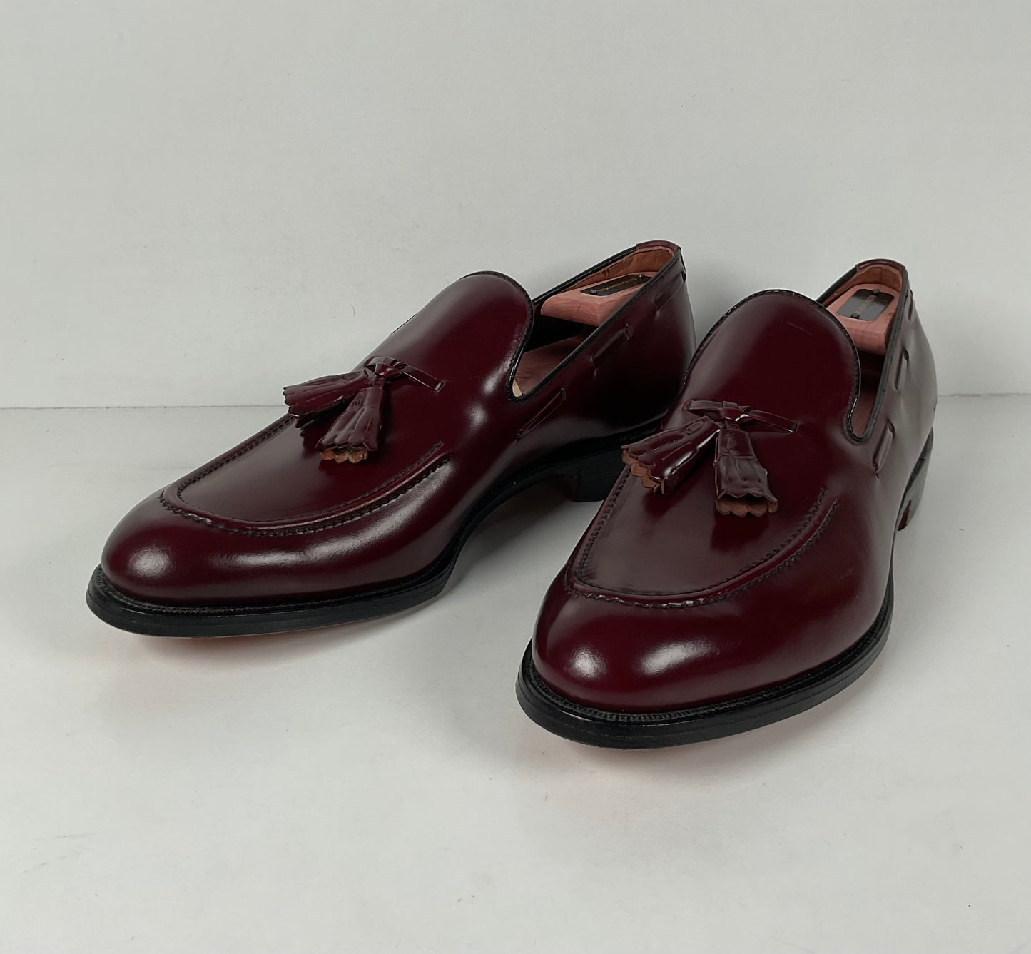 Vintage Allen Edmonds Saratoga Tassel Loafers | Burgundy Calf | Men’s 10 B