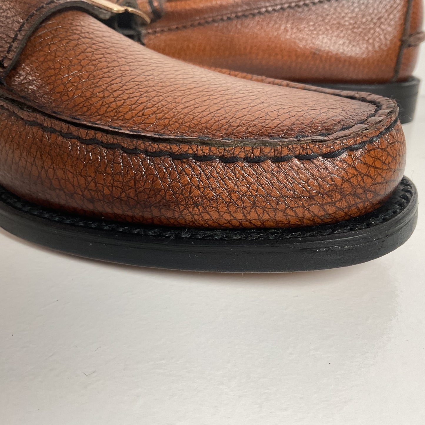 Weyenberg Hand Sewn Moccasin Loafer | Monk Strap Buckle | Narrow | Men’s 9 B