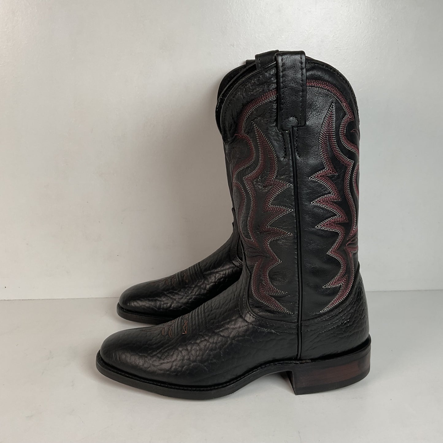 Vintage J. Chisholm Bullhide Cowboy Boots 9 D USA Made Original Box