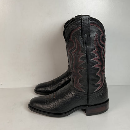 Vintage J. Chisholm Bullhide Cowboy Boots 9 D USA Made Original Box