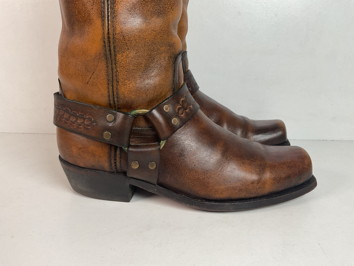 Vintage Frye Black Label Harness Boots Men’s 10 D USA Made