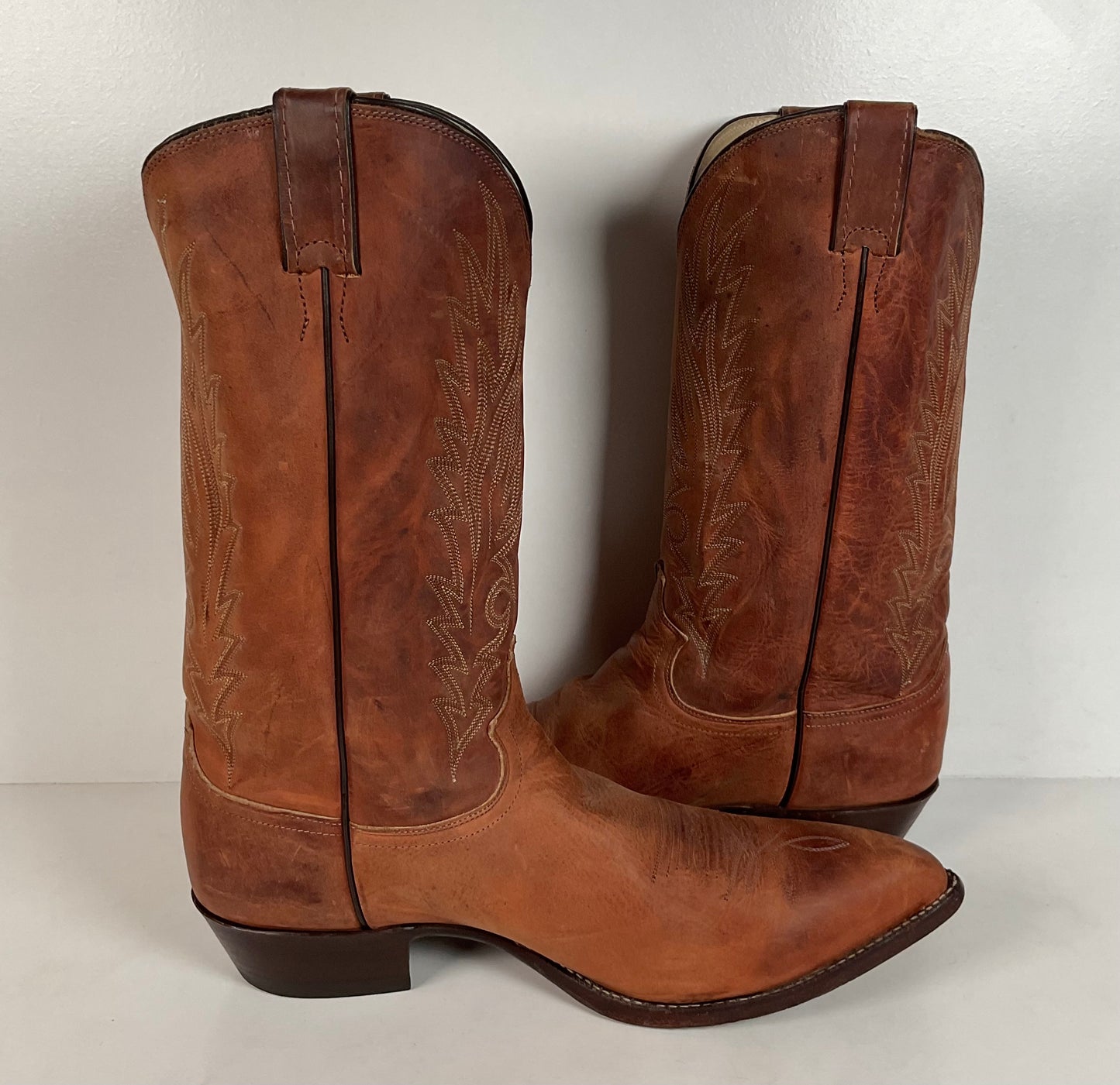 Vintage Justin Bay Apache Cowboy Boots | USA Made | Men’s 13 D