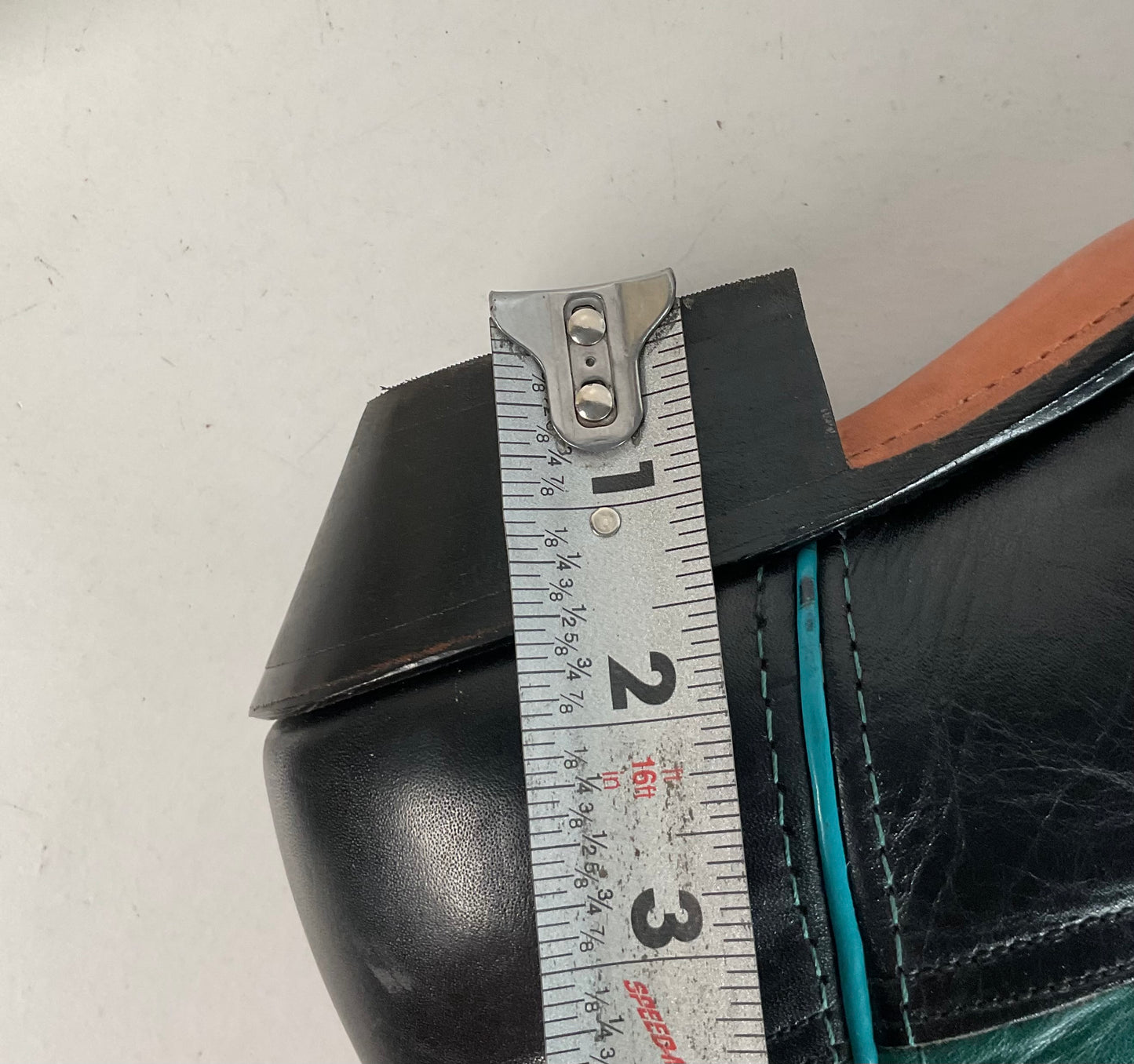 Vintage Dan Post For Code West Cowgirl Boots | Tooled Green Upper | Women’s 10 M