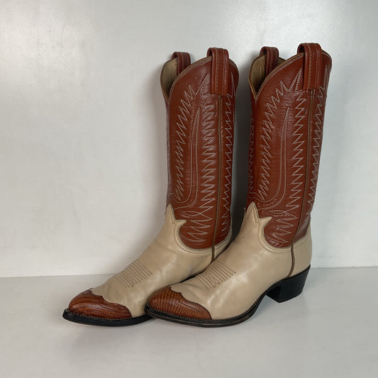 Vintage Tony Lama Urban Cowgirl Boots Men’s 6.5 | Women’s 7.5 Gold Label