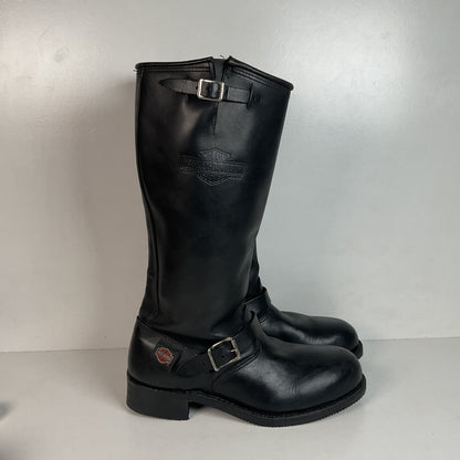 Vintage Harley Davidson Tall Motorcycle Boots Men’s 11 Engineer USA Made
