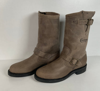 Chippewa Engineer Boots | Distressed Nubuck | USA Made | Women’s 8 M