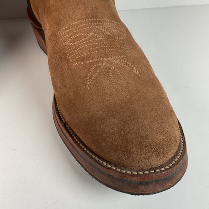 Olathe Buckaroo Cowboy Boots | Suede | USA Made | Men’s 14 EEE