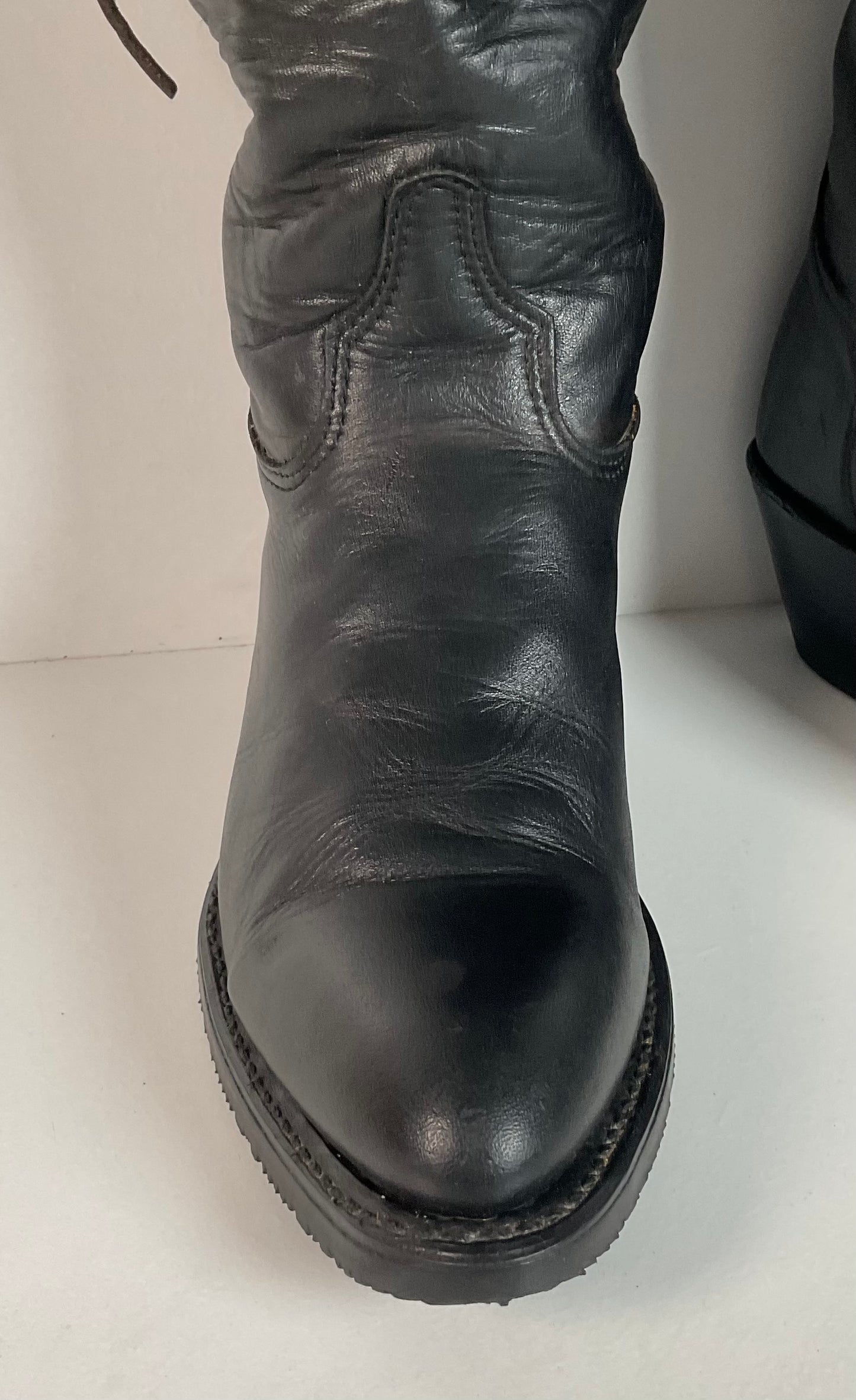 Lady Harley Davidson Motorcycle Boots | Tall | USA Made | Black | Women’s 7 M