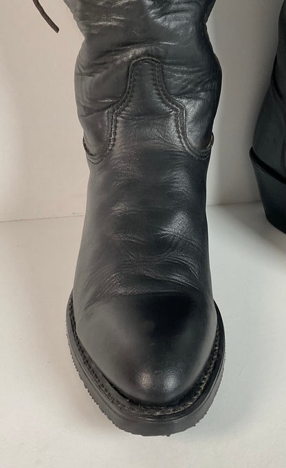 Lady Harley Davidson Motorcycle Boots | Tall | USA Made | Black | Women’s 7 M