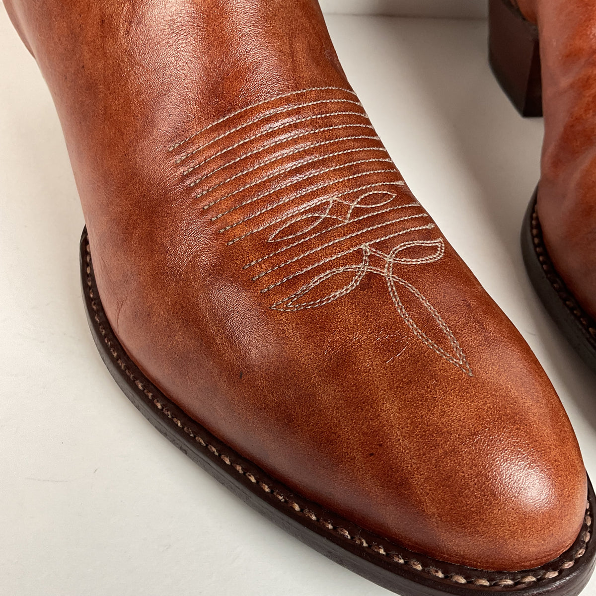 Vintage Tony Lama Chocolate Cow Cowboy Boots | Gold Label | Men’s 11 D