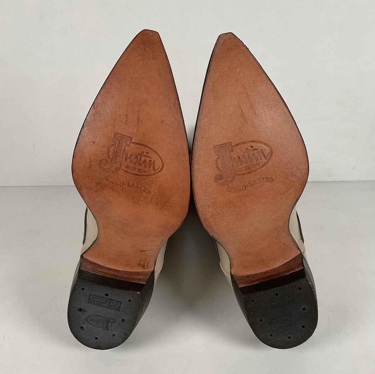 Vintage Justin Algonquin Cowgirl Boots | Old Fort Worth Label | Women’s 5 C