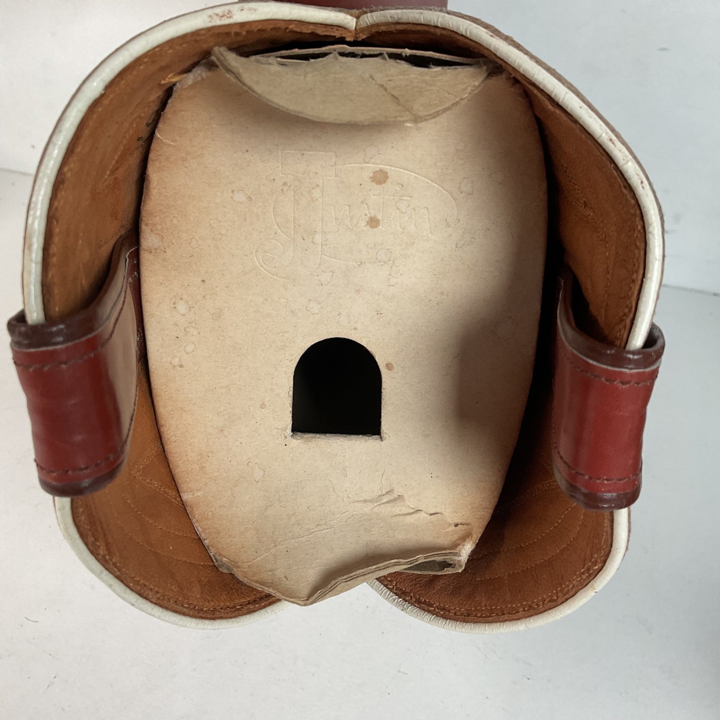 1960s Justin Pee Wee Cowboy Boots 10 D Shorty