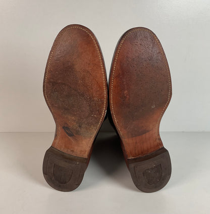 Vintage Jarman Cloth Pull Military Style Boots 11 Narrow 1940s