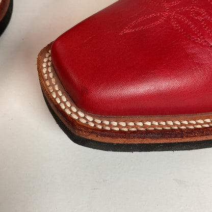 Justin Tekno Crepe Cowgirl Boots | Kansas City Chiefs | USA Made | 8.5 C