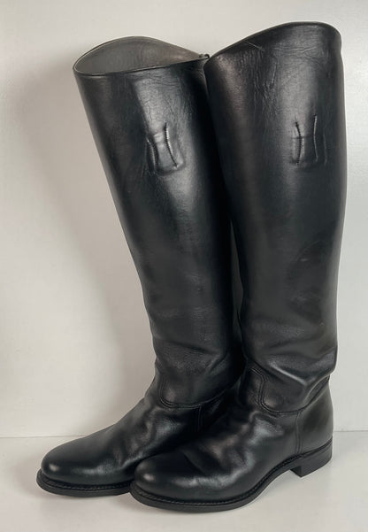 Dehner Women’s Stock Riding Dress Boots 7.5 C USA Made Cloth Pull