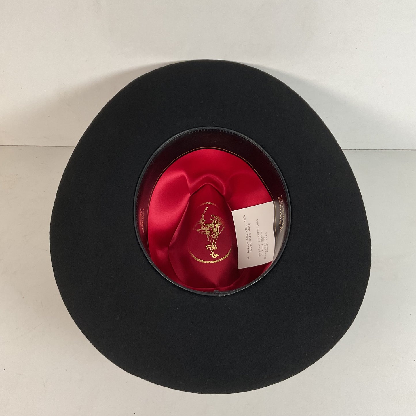 Alboum Hat Company Cowboy Hat 7 1/4” Rodeo King With Storage Case