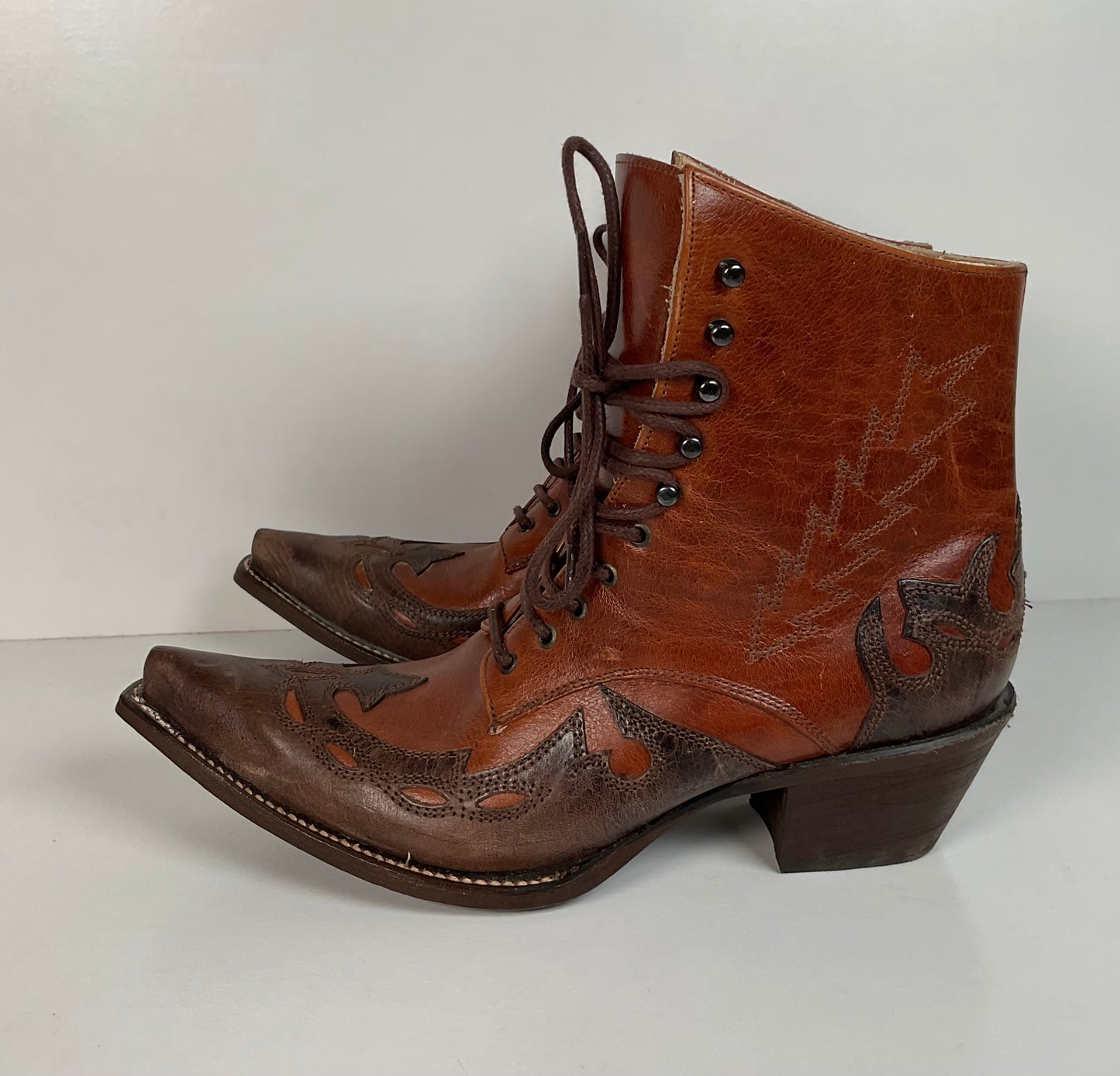 Corral’s Circle G Western Boots | Lace Up Packer | Men’s 9.5 EE