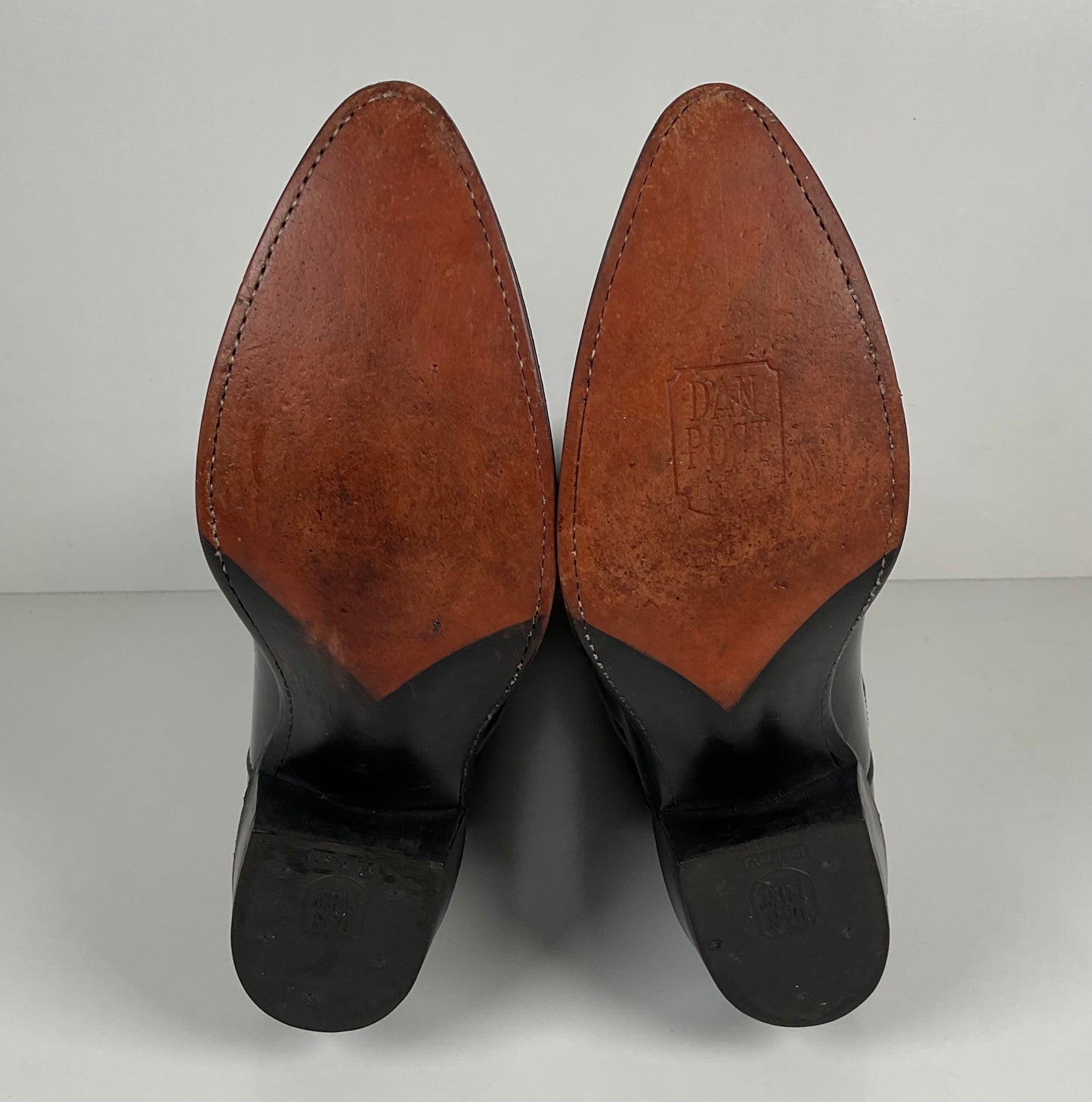 Dan Post Patent Leather Cowboy Boots | Buck Lace | Men’s 9 D