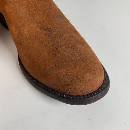 Rios Of Mercedes Kudu Suede Roper Boots | USA Made | Waxy | 12 D