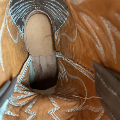 1970s Nocona Grey Cowboy Boots Men’s 8.5 B | Women 9.5