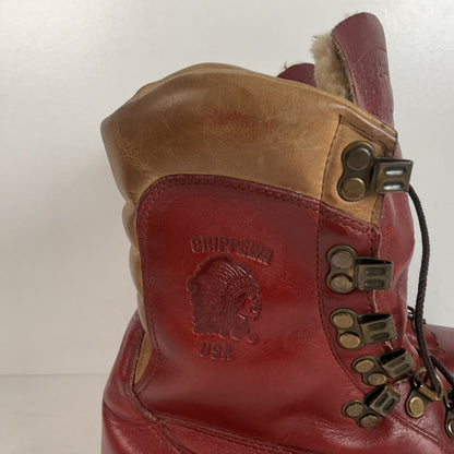 Chippewa Kush N’ Kollar Mountaineering Boots | Shearling | 6.5 E | Women’s 7.5
