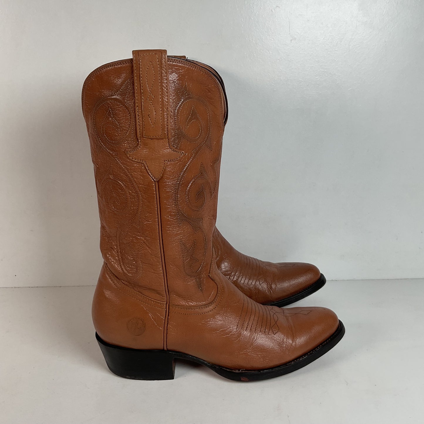 Montana Goat Skin Cowboy Boots | Brown | Men’s 8.5 D