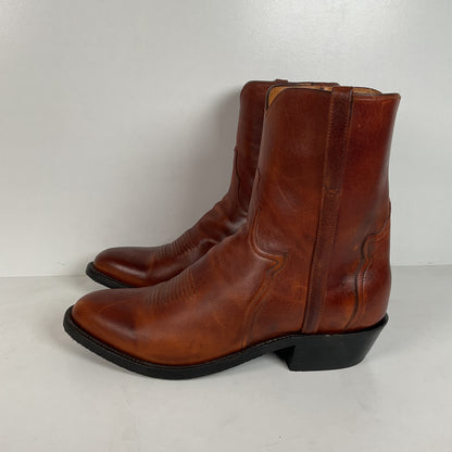 Lucchese Western Side Zip Boots | Ankle | Classics Handmade | 10.5 EE