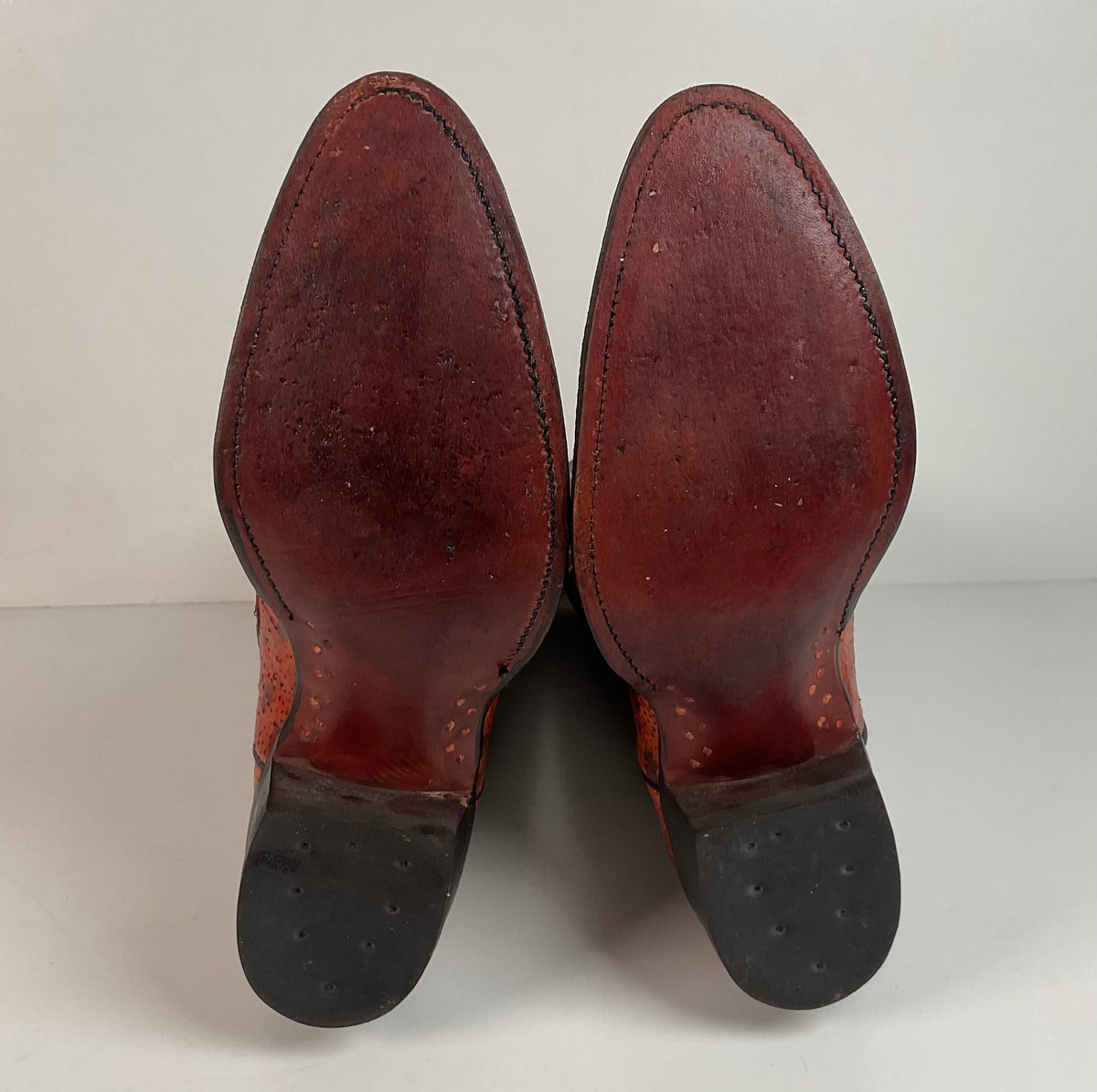 Vintage Longhorn Cowboy Boots | Exotic Wolf Fish | Men’s 9.5 D