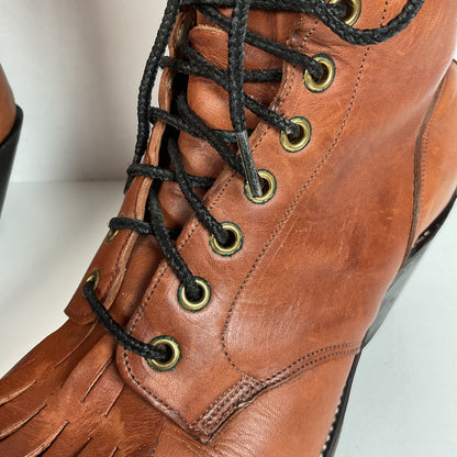Vintage Olathe Western Packer Boots | USA Made | Men’s 9.5 D