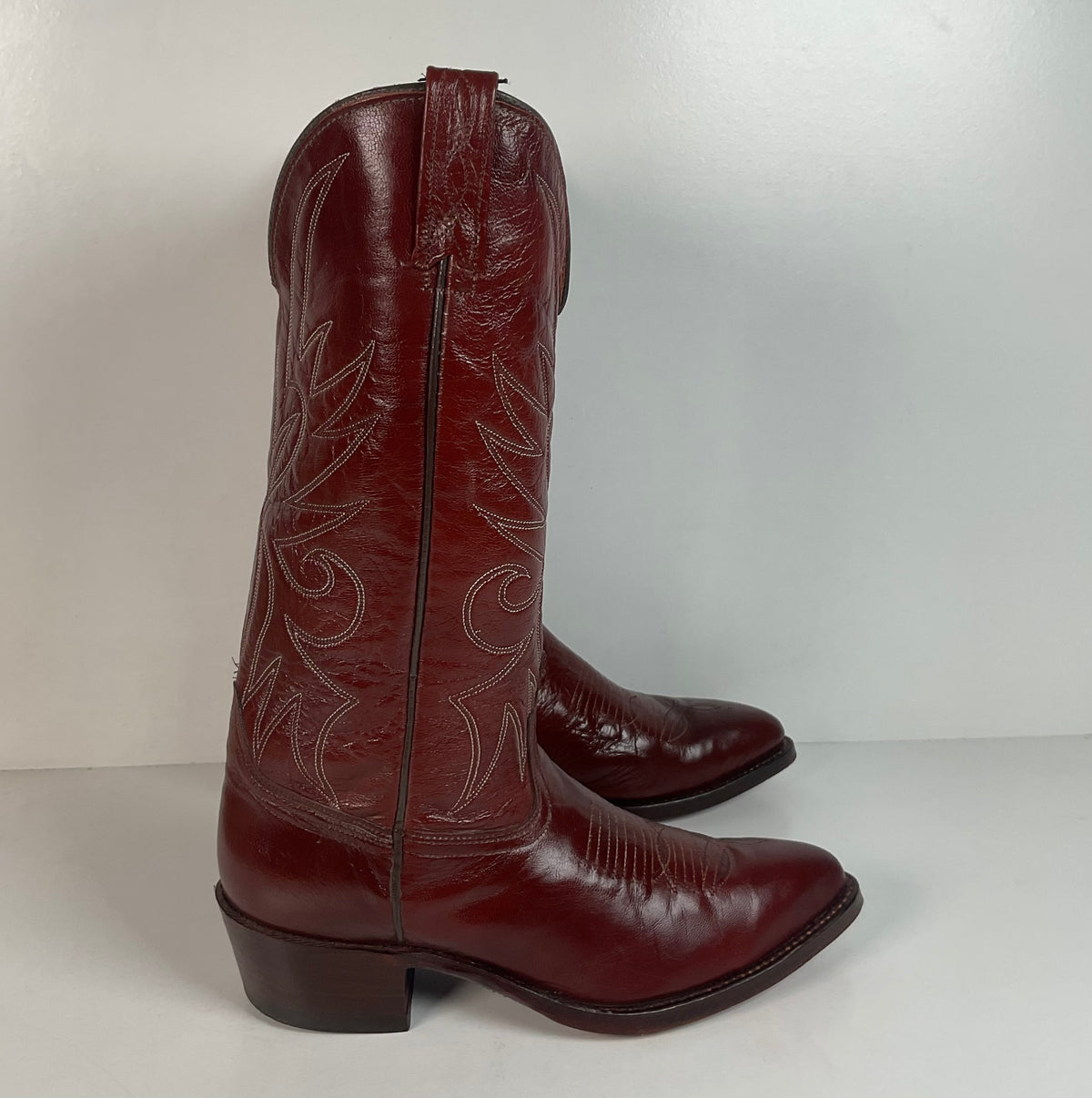 Vintage Dan Post Cowboy Boots | 1970s | Brown | Men’s 7 D