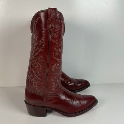 Vintage Dan Post Cowboy Boots | 1970s | Brown | Men’s 7 D