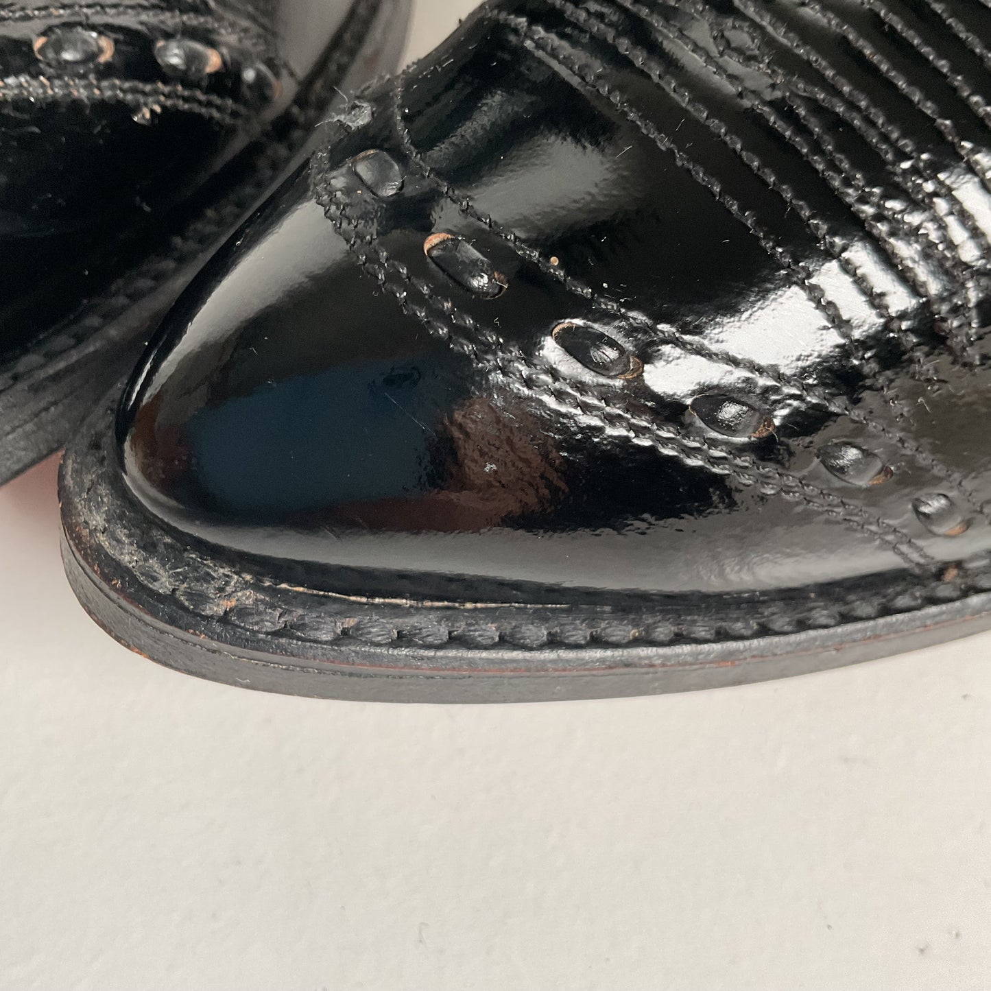Dan Post Patent Leather Cowboy Boots | Buck Lace | Men’s 9 D