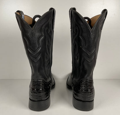 L.M. Easterling American Alligator Cowboy Boots | Hornback | Custom | Men’s 11
