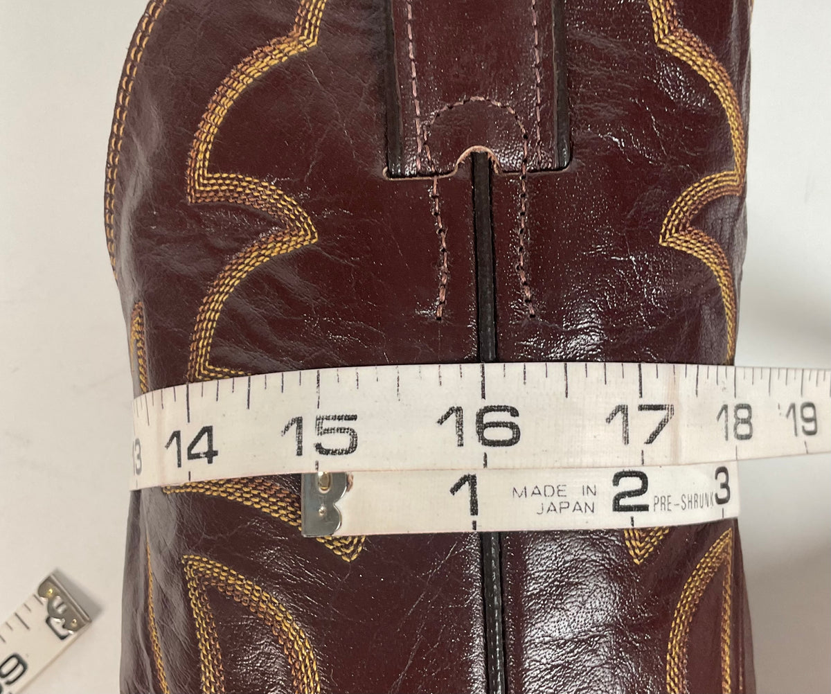 Vintage Justin Pig Skin Cowboy Boots | Wild Boar | USA Made | Men’s 10 D