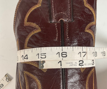 Vintage Justin Pig Skin Cowboy Boots | Wild Boar | USA Made | Men’s 10 D