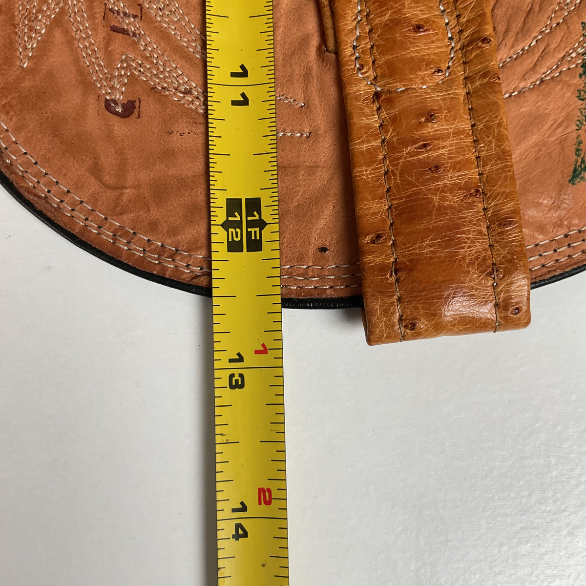 Vintage Nocona Wingtip Cowboy Boots | Exotic Ostrich Quill | Men’s 11 D