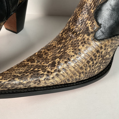 Western Stiletto Boots | Water Snake | Snakeskin | Exotic | Women’s 10