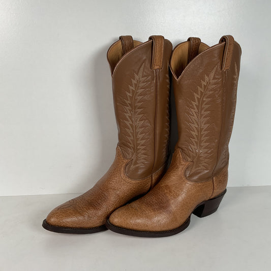 Vintage Tony Lama Cowboy Boots | Bullhide | Gold Label | USA Made | Men’s 9 D