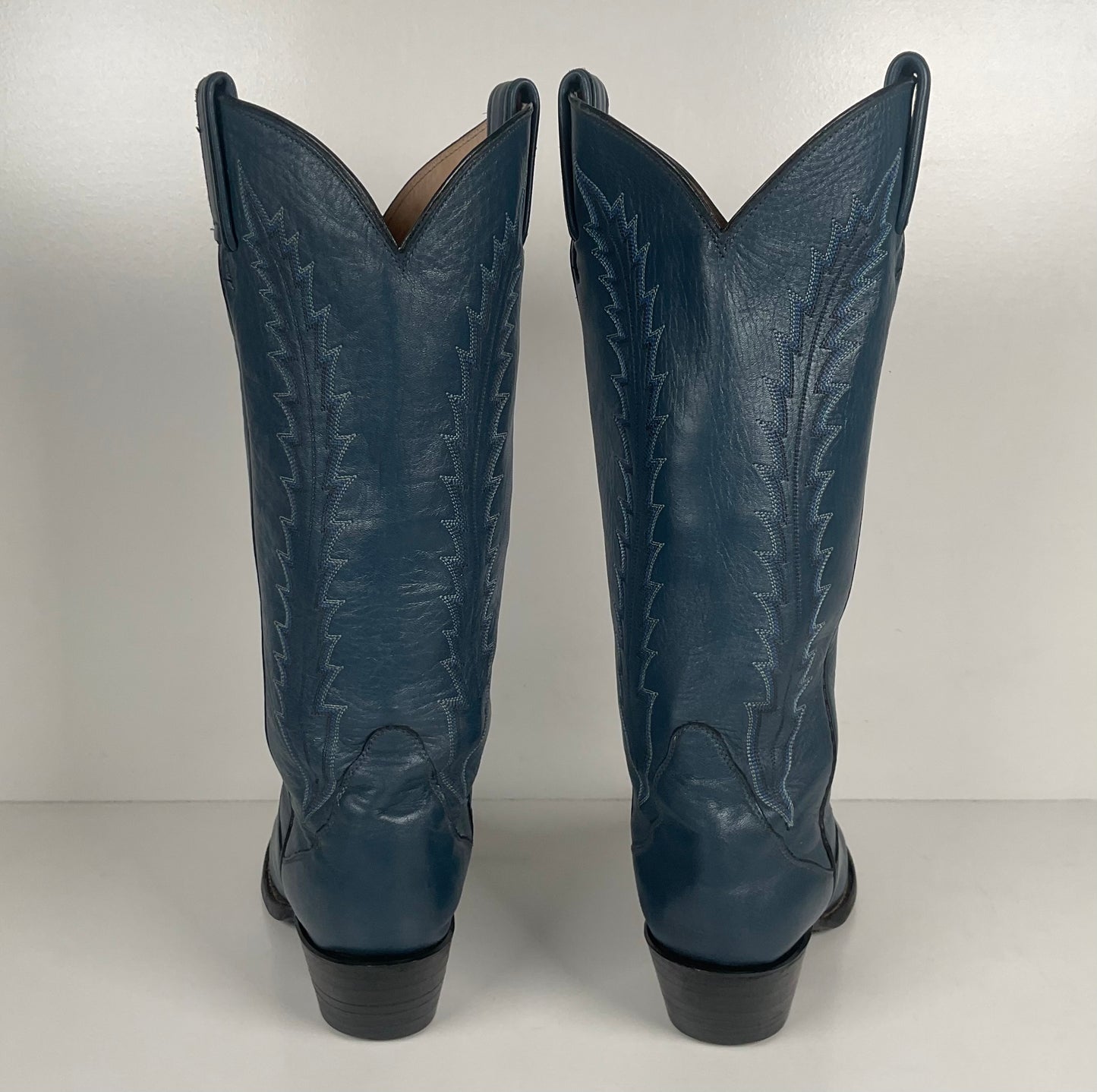 Vintage Tony Lama Gold Label Cowgirl Boots | Blue | Women’s 7.5 M